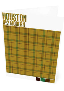 Houston #2 Modern tartan – set of two cards