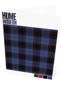 Hume Modern tartan – set of two cards