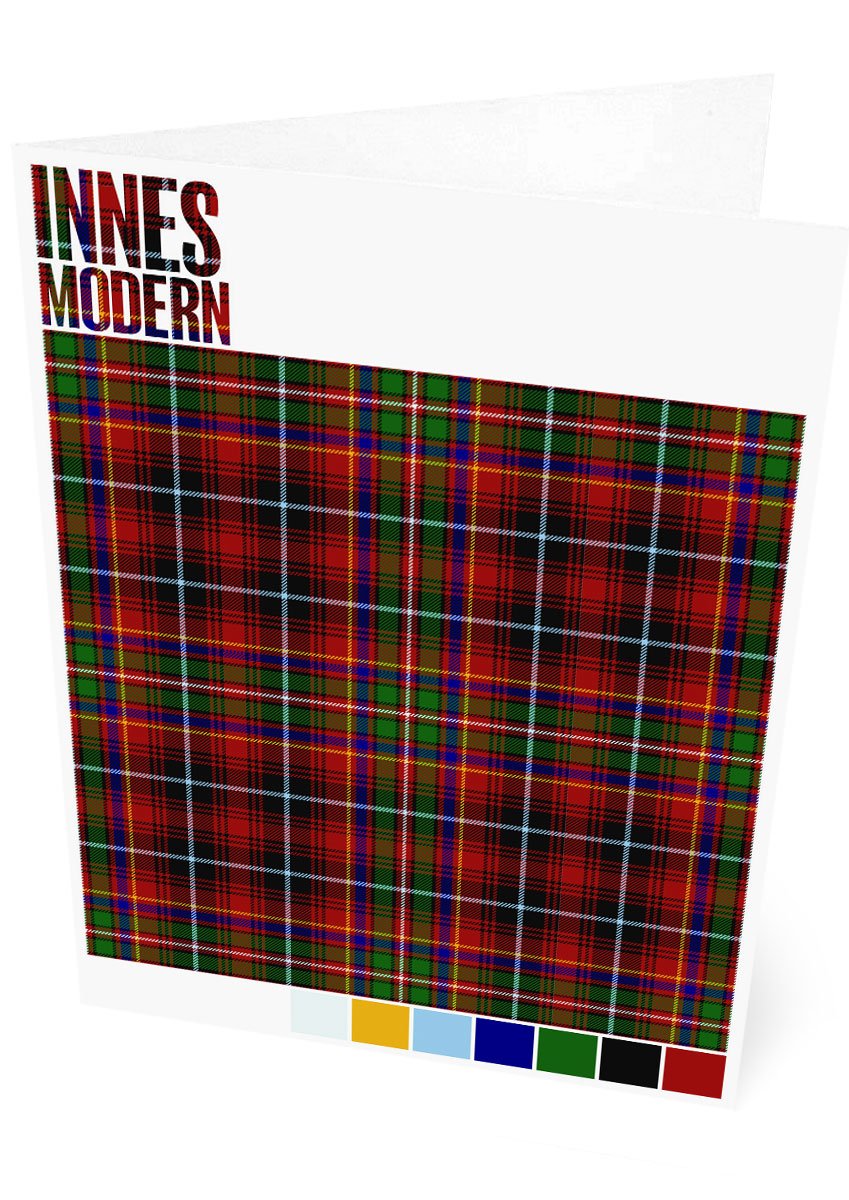 Innes Modern tartan – set of two cards