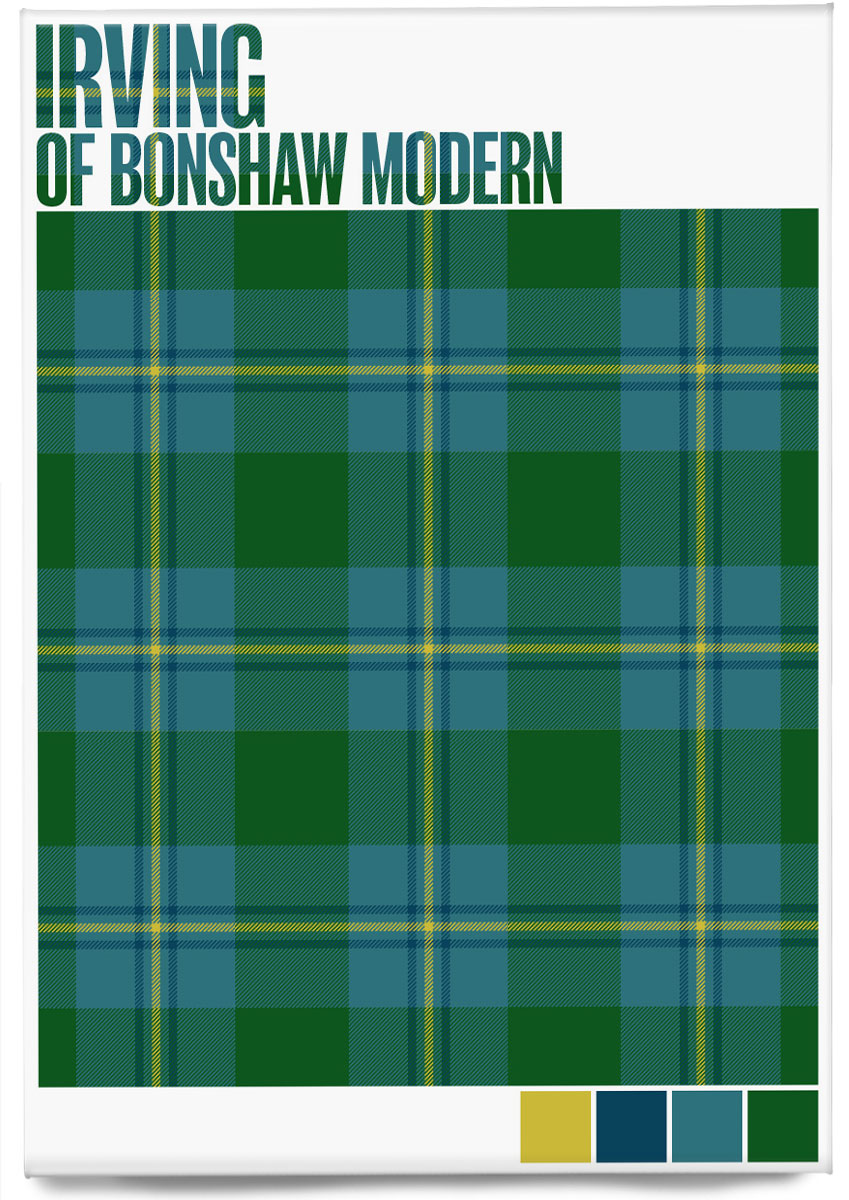 Irving of Bonshaw Modern tartan – magnet