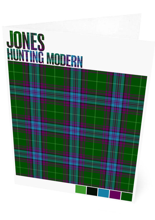 Jones Hunting Modern tartan – set of two cards