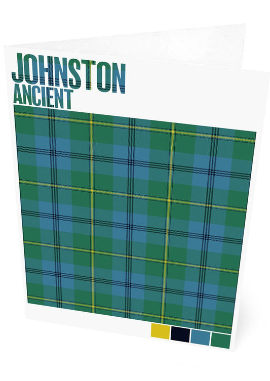 Johnston Ancient tartan – set of two cards