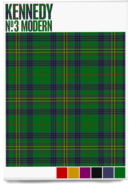 Kennedy #3 Modern tartan – magnet