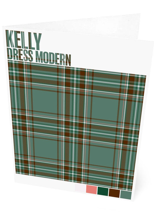 Kelly Dress Modern tartan – set of two cards