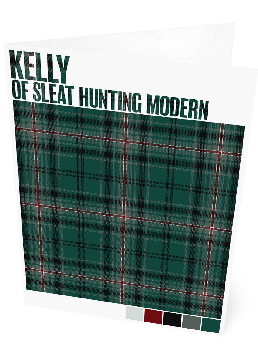 Kelly of Sleat Hunting Modern tartan – set of two cards