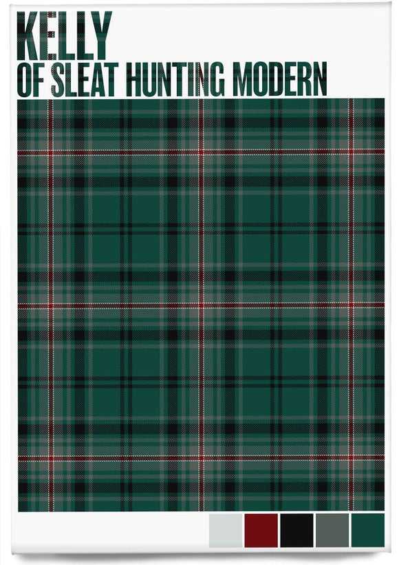 Kelly of Sleat Hunting Modern tartan – magnet