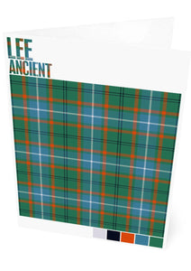 Lee Ancient tartan – set of two cards