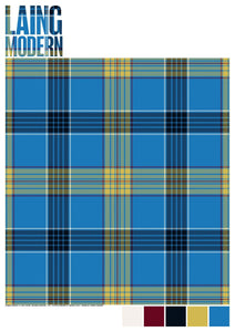 Laing Modern tartan – poster
