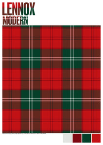 Lennox Modern tartan – poster