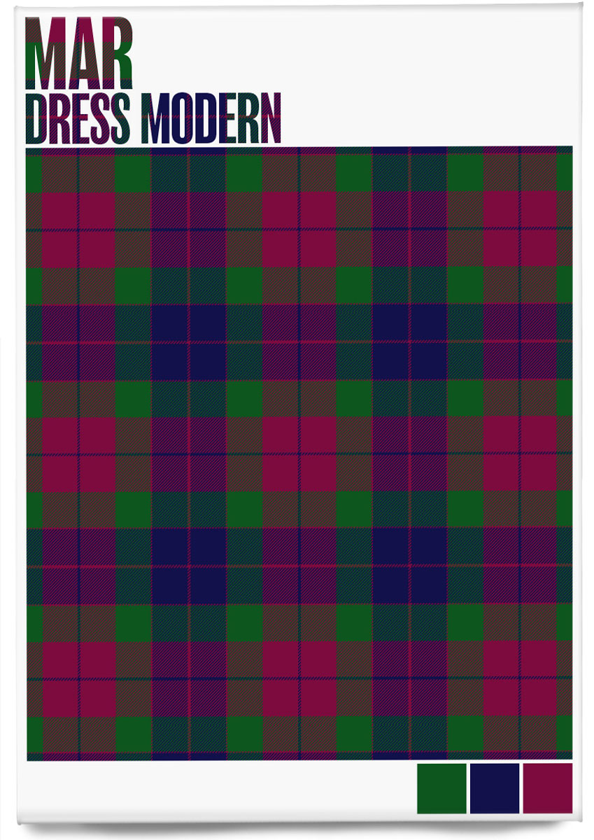 Mar Dress Modern tartan – magnet
