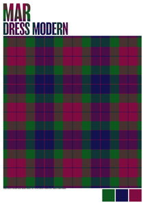 Mar Dress Modern tartan – giclée print
