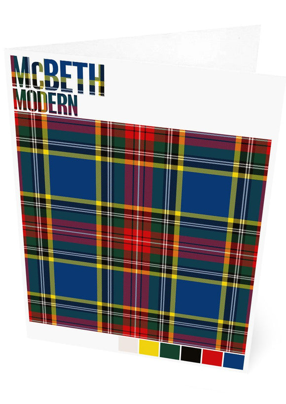 McBeth Modern tartan – card
