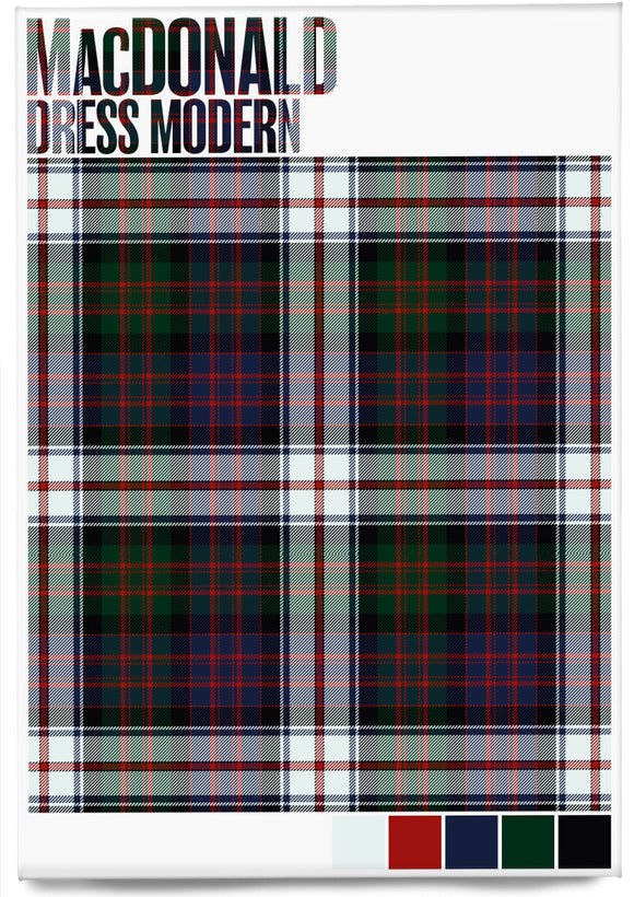 MacDonald Dress Modern tartan – magnet