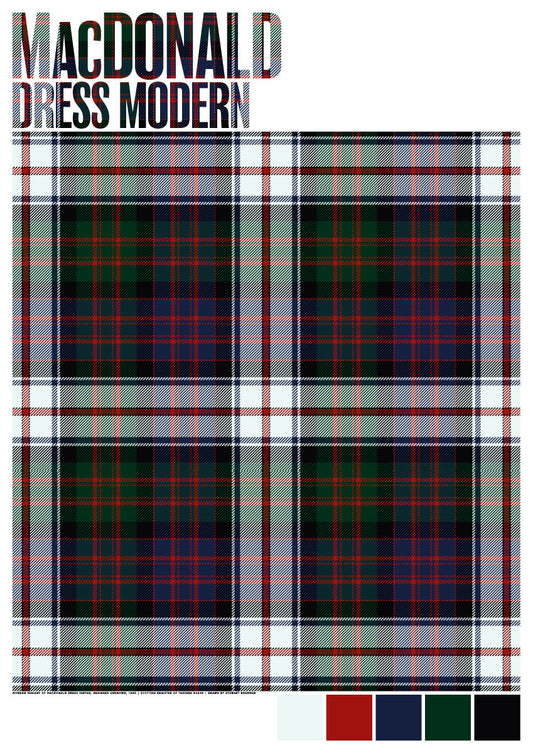 MacDonald Dress Modern tartan – poster