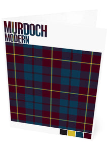 Murdoch Modern tartan – set of two cards