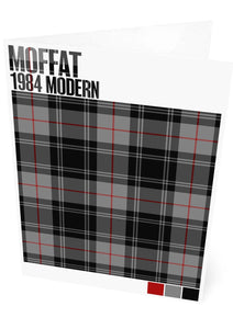 Moffat 1984 Modern tartan – set of two cards