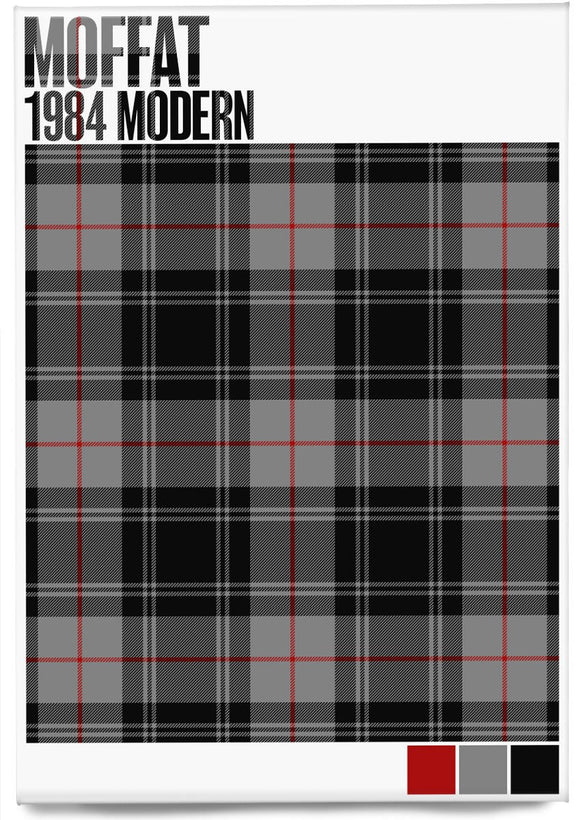 Moffat 1984 Modern tartan – magnet