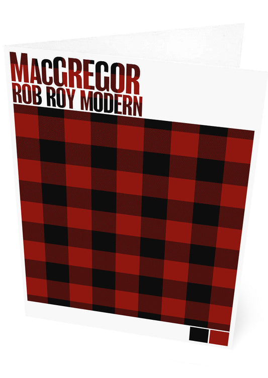MacGregor Rob Roy Modern tartan – set of two cards