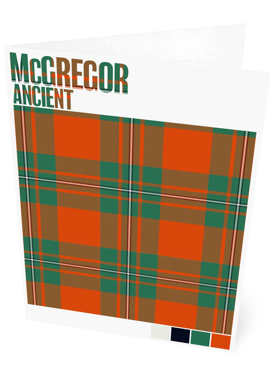 McGregor Ancient tartan – set of two cards