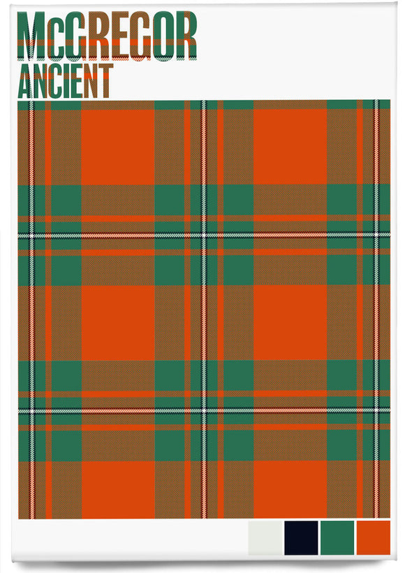 McGregor Ancient tartan – magnet