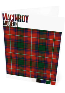 MacInroy Modern tartan – set of two cards