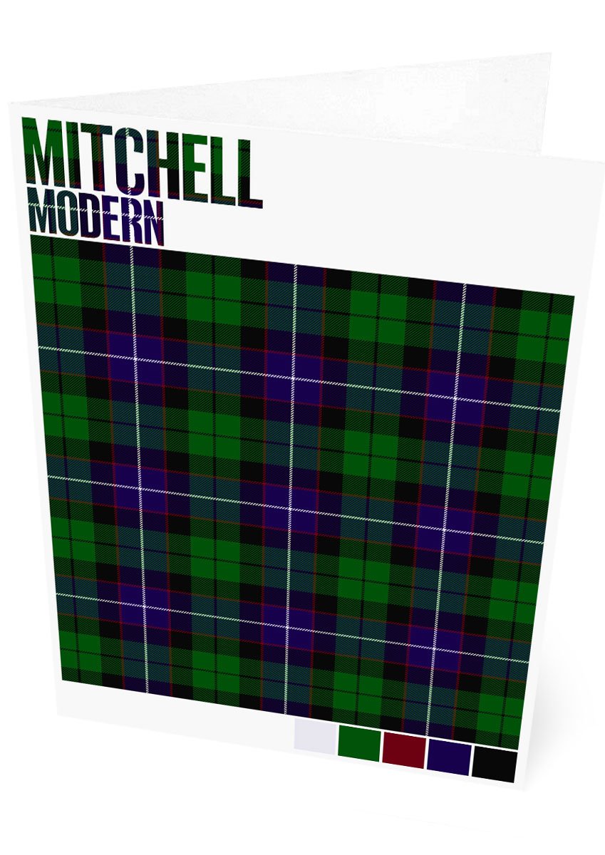 Mitchell Modern tartan – set of two cards