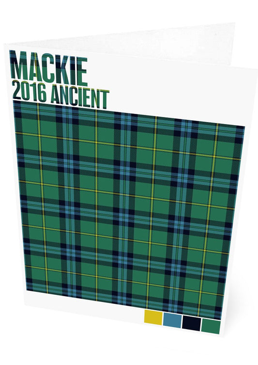 Mackie 2016 Ancient tartan – set of two cards