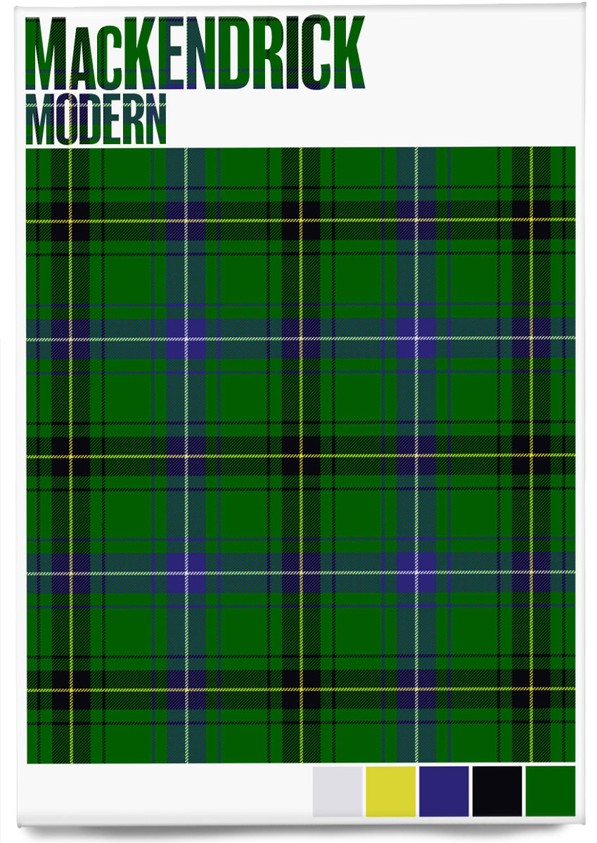 MacKendrick Modern tartan – magnet