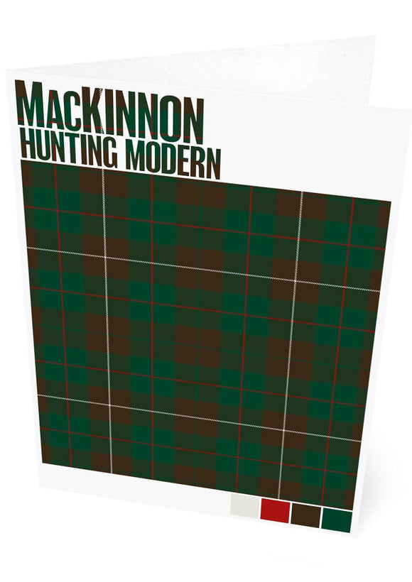 MacKinnon Hunting Modern tartan – set of two cards