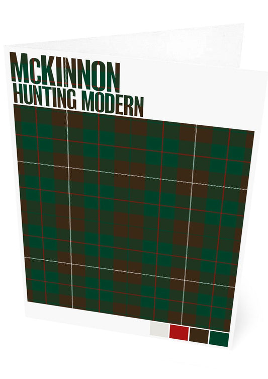 McKinnon Hunting Modern tartan – set of two cards
