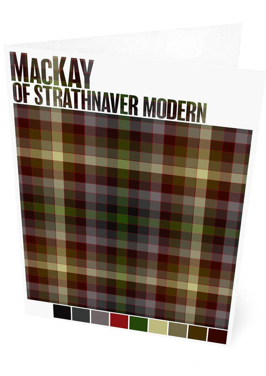 MacKay of Strathnaver Modern tartan – set of two cards