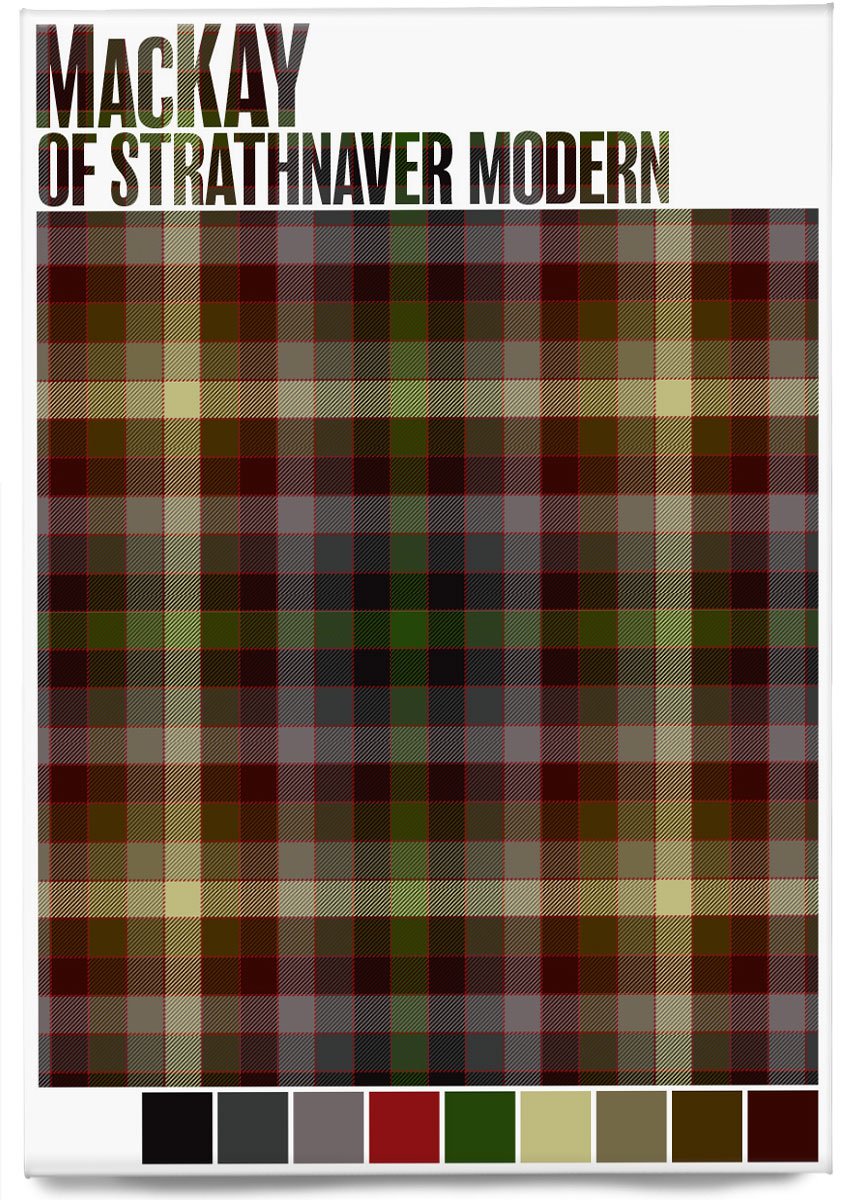 MacKay of Strathnaver Modern tartan – magnet