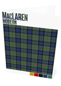 MacLaren Modern tartan – set of two cards
