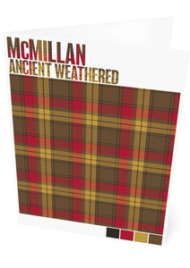 McMillan Ancient Weathered tartan – set of two cards
