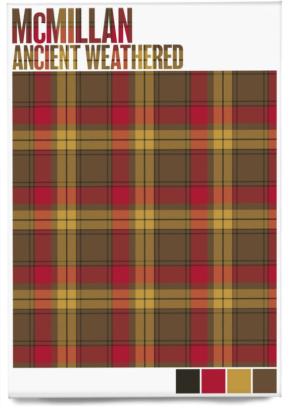 McMillan Ancient Weathered tartan – magnet
