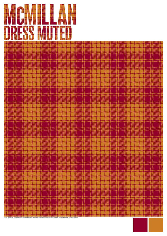 McMillan Dress Muted tartan – poster
