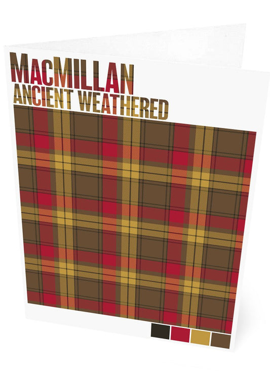 MacMillan Ancient Weathered tartan – set of two cards