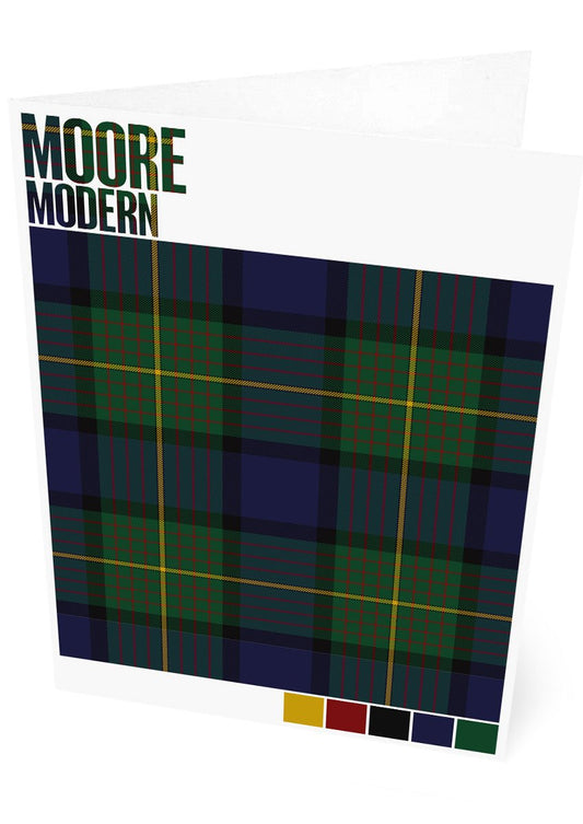 Moore Modern tartan – set of two cards