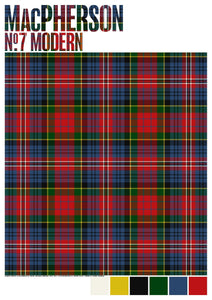 MacPherson #7 Modern tartan – giclée print