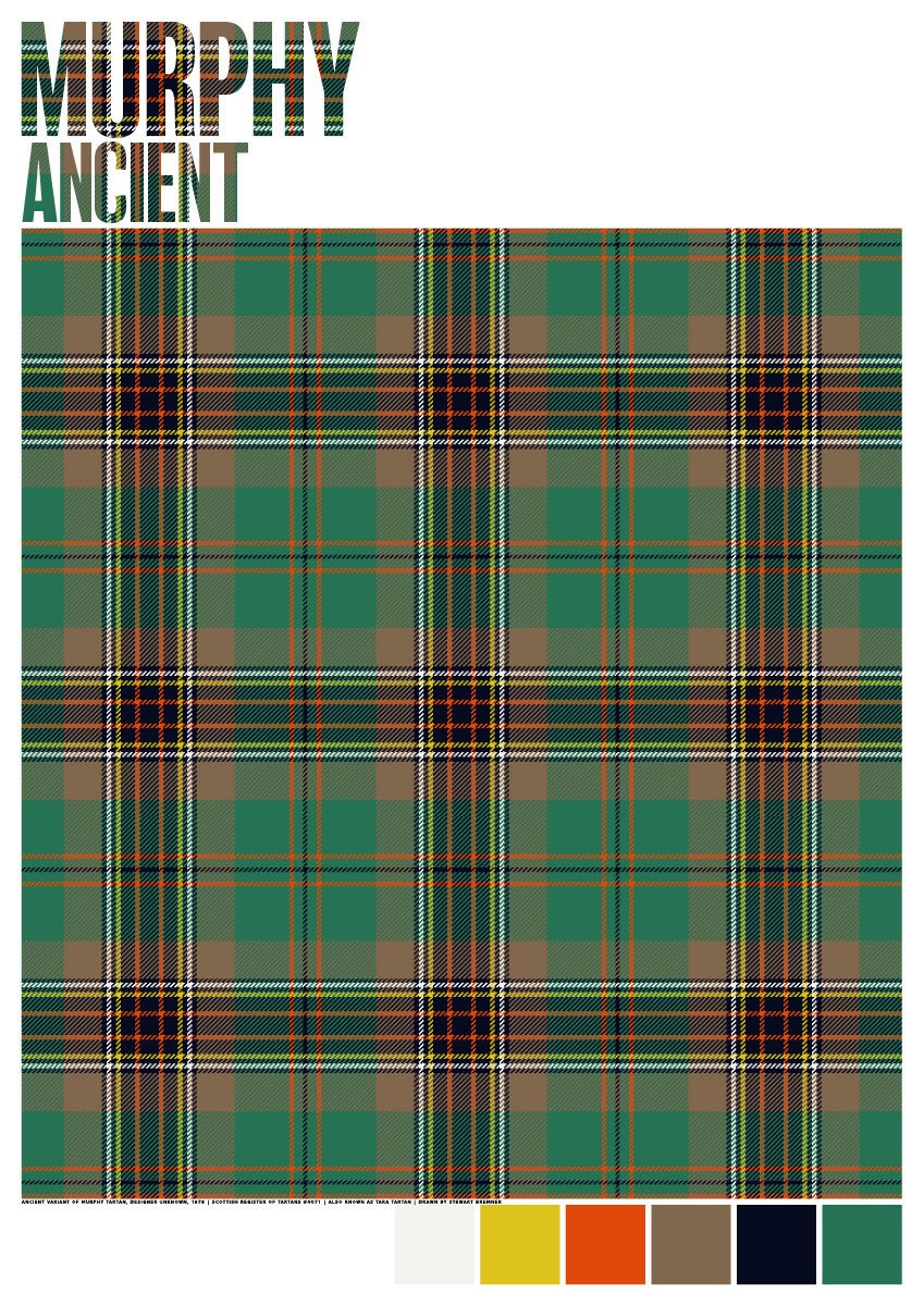 Murphy Ancient tartan – poster
