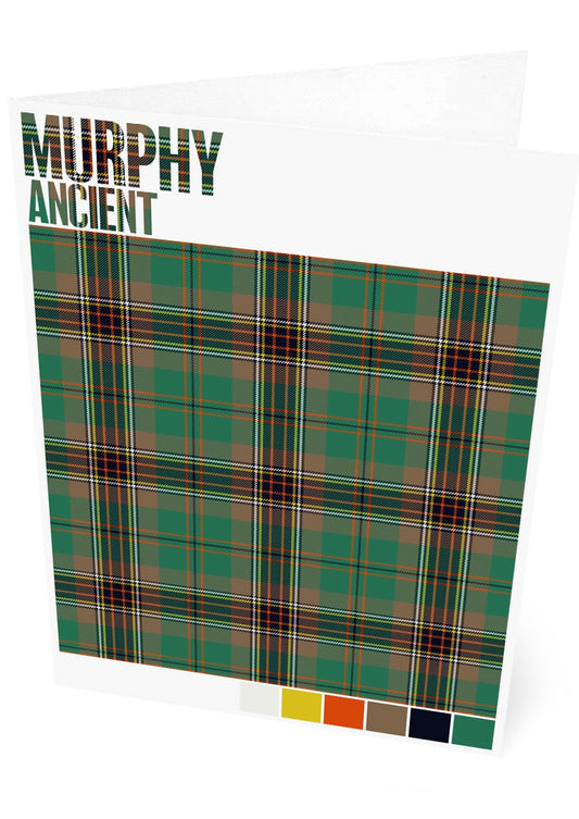 Murphy Ancient tartan – set of two cards