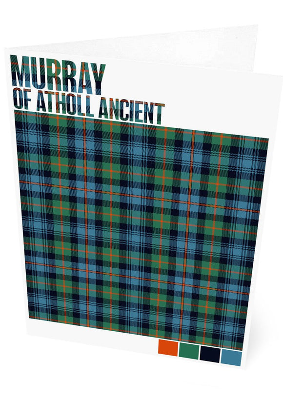 Murray of Atholl Ancient tartan – set of two cards