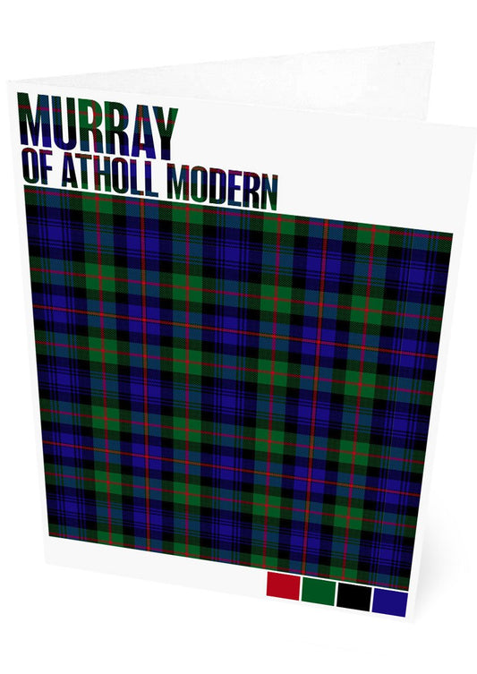Murray of Atholl Modern tartan – set of two cards