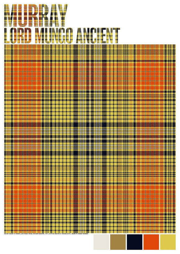 Murray, Lord Mungo Ancient tartan – giclée print