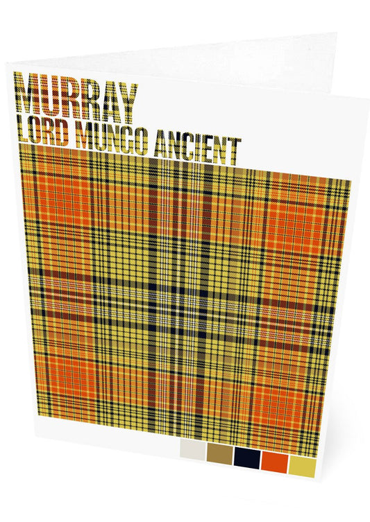 Murray, Lord Mungo Ancient tartan – set of two cards