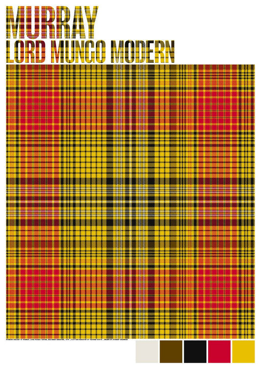 Murray, Lord Mungo Modern tartan – poster