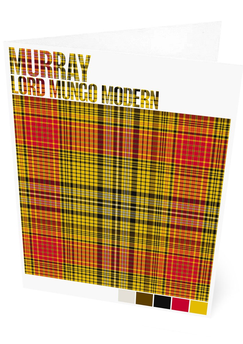 Murray, Lord Mungo Modern tartan – set of two cards