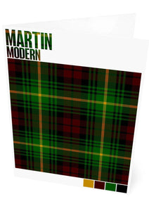 Martin Modern tartan – set of two cards