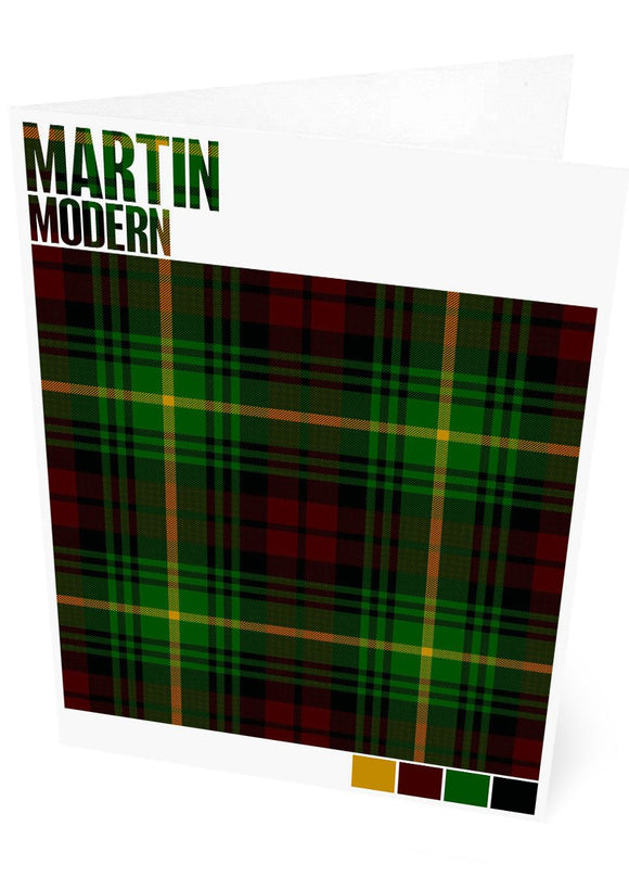 Martin Modern tartan – set of two cards