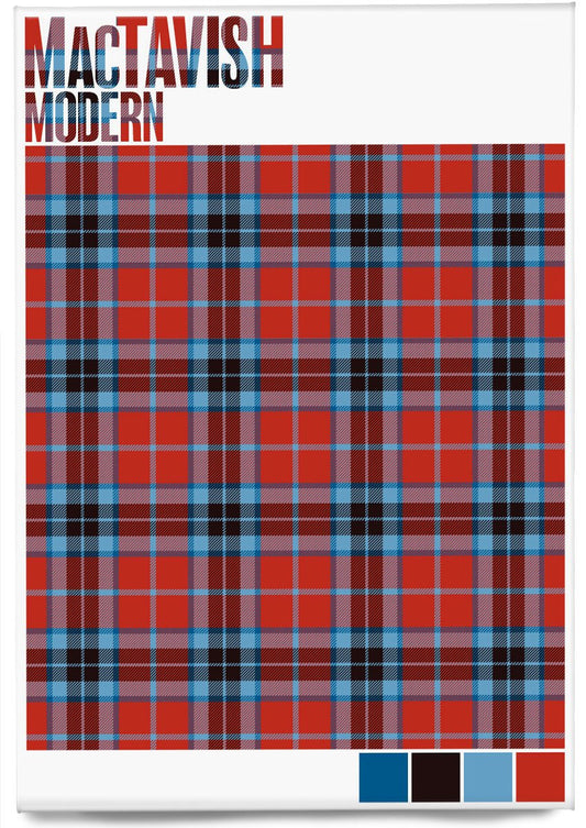 MacTavish Modern tartan – magnet